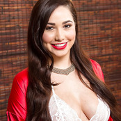 Latina with pretty big boobies Karlee Grey takes her lingerie off